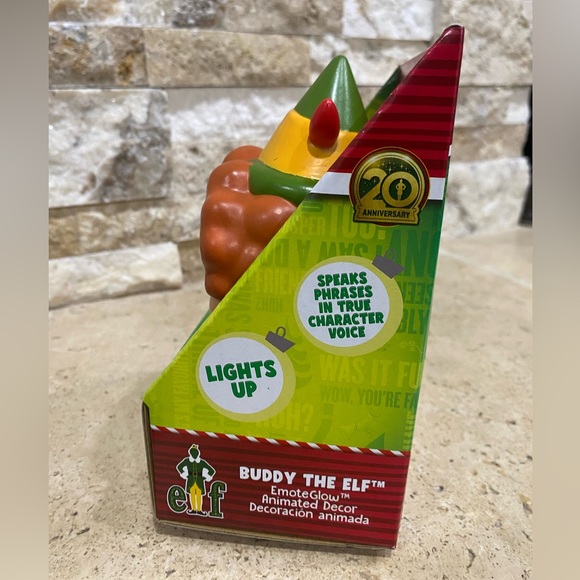 Buddy The Elf 20th Anniversary Emoteglow Animated Talking Christmas Character - Picture 5 of 6